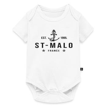 St Malo cool gift Saint Malo Brittany BZH - Baby Premium short-sleeve bodysuit - white - Front