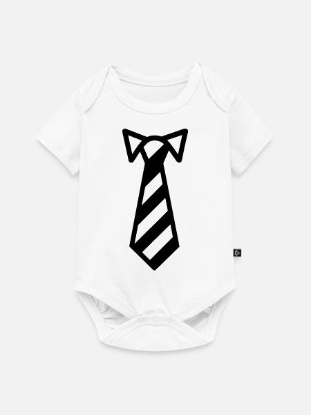 Binden - Baby Premium Kurzarmbody - Weiß
