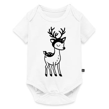 Deer - Baby Premium short-sleeve bodysuit - white - Front