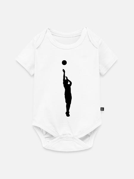 Basketball - Baby Premium Kurzarmbody - Weiß
