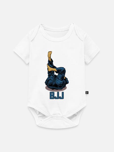 BJJ Triangle - Baby Premium Kurzarmbody - Weiß