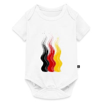 ALLEMAGNE ALLEMAGNE EUROPE FAN DE SPORT ALLEMAND - Body à manches courtes Premium Bébé - blanc - Devant