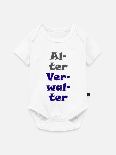 Alter Verwalter - Baby Premium Kurzarmbody - Weiß