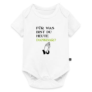 Grâce à la prière de grâces mains de cadeau slogan rengaine - Body à manches courtes Premium Bébé - blanc - Devant