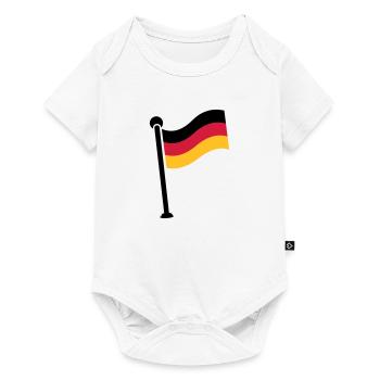 Hidden Germany Flag / German Flag (3c) - Baby Premium short-sleeve bodysuit - white - Front
