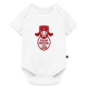 From Russia with love USSR Matryoshka doll - Baby Premium short-sleeve bodysuit - white - Front
