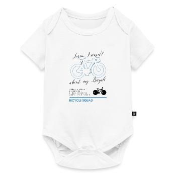 Réflexions sur les vélos, le cyclisme, - Body à manches courtes Premium Bébé - blanc - Devant