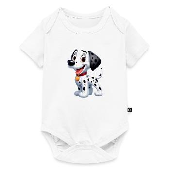 Dalmatiner 3 - Baby Premium Kurzarmbody - Weiß - Vorne