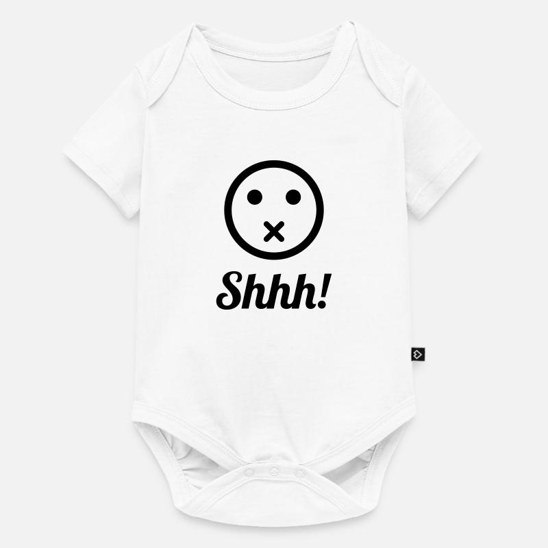 Chut! - Body à manches courtes Premium Bébé - blanc