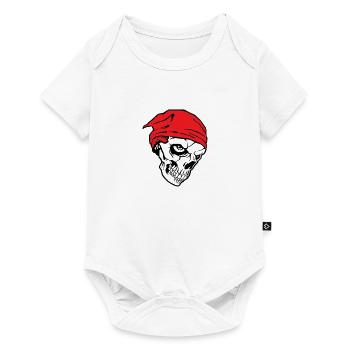 Skull - Baby Premium short-sleeve bodysuit - white - Front