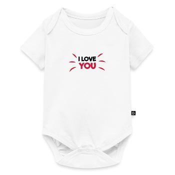 I love you - Baby Premium short-sleeve bodysuit - white - Front