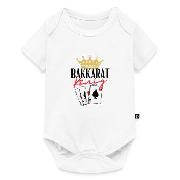 Baccarat Roi - Body à manches courtes Premium Bébé - blanc - Devant