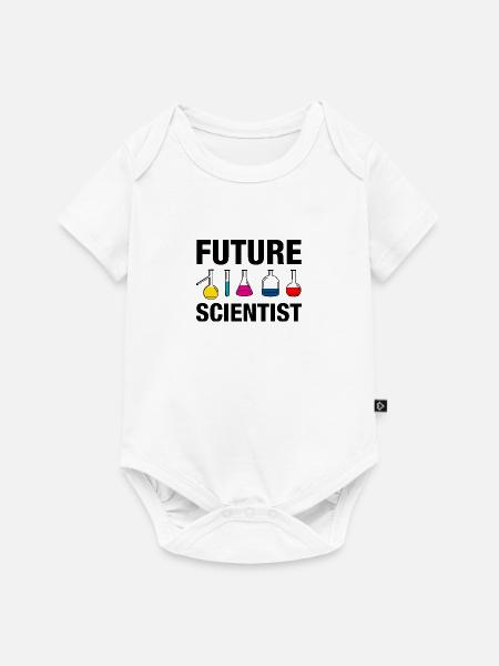 Future Scientist - Baby Premium Kurzarmbody - Weiß