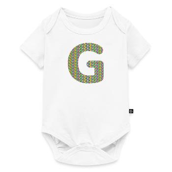Coeur coloré G Design - Unique et élégant ! - Body à manches courtes Premium Bébé - blanc - Devant