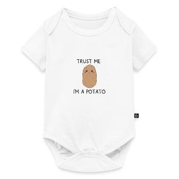 Trust me I’m a Potato - Body à manches courtes Premium Bébé - blanc - Devant