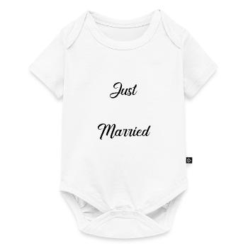 JUST MARRIED. bachelorette party. SAINT VALENTINE. LONG LIVE THE MARIES - Baby Premium short-sleeve bodysuit - white - Front