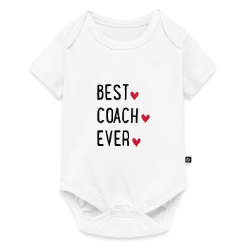 Coach - Baby Premium Kurzarmbody - Weiß - Vorne