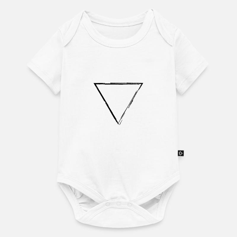Triangle - Body à manches courtes Premium Bébé - blanc