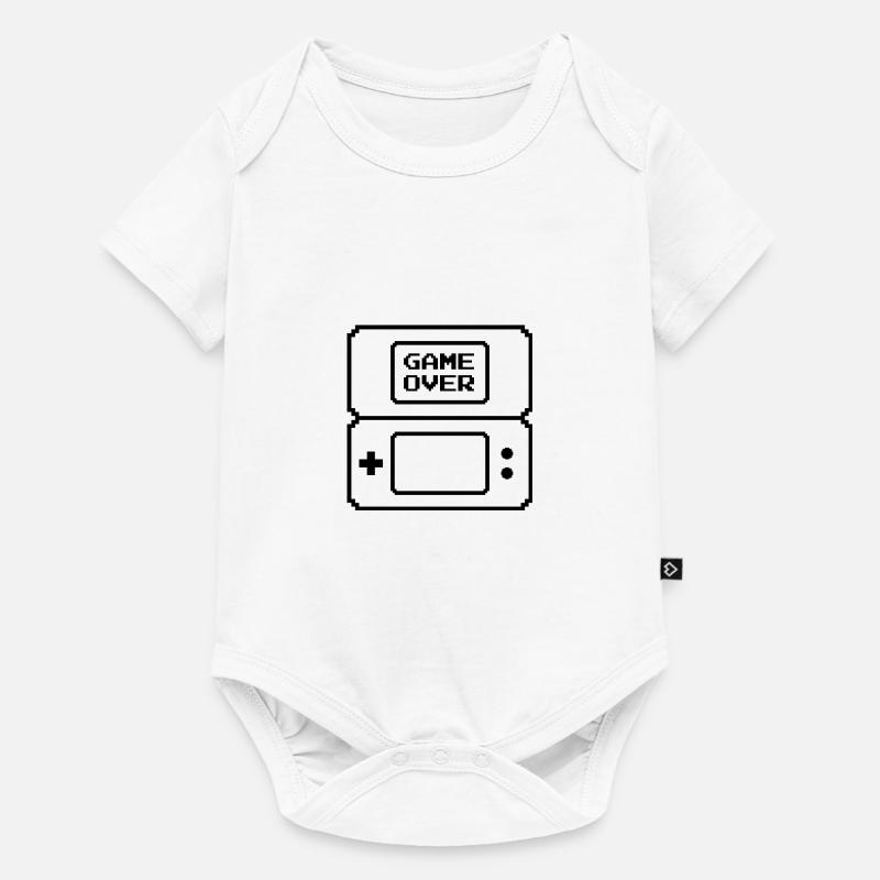 Game Over - Baby Premium Kurzarmbody - Weiß