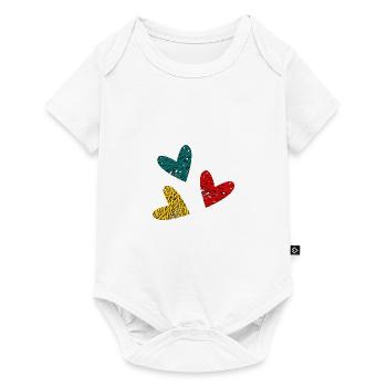 PAAR. ICH HABE GERADE GEHEIRATET. Junggesellinnenabschied. VALENTINSTAG. LIEBE. - Baby Premium Kurzarmbody - Weiß - Vorne