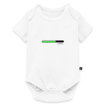 Ladebalken grün - Baby Premium Kurzarmbody - Weiß - Vorne