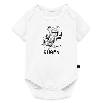 CHAISE DE PLAGE RÜGEN - Body à manches courtes Premium Bébé - blanc - Devant
