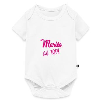 MARIEE. FUTURE MARIEE. EVJF. TEAM MARIEE - Body à manches courtes Premium Bébé - blanc - Devant