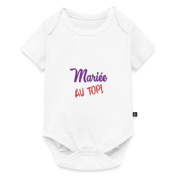 EVJF. MARIEE. TEAM. TEAM MARIEE. FUTURE MARIEE - Body à manches courtes Premium Bébé - blanc - Devant