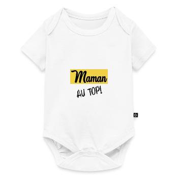 FÊTE DES MÈRES - Body à manches courtes Premium Bébé - blanc - Devant