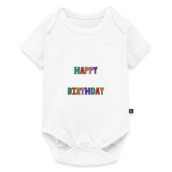 HAPPY BIRTHDAY. HAPPY BIRTHDAY. ANNIVERSARY. - Baby Premium short-sleeve bodysuit - white - Front