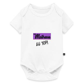 MISTRESS. THANK YOU - Baby Premium short-sleeve bodysuit - white - Front