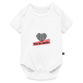 VALENTINSTAG. Junggesellinnenabschied. ICH LIEBE DICH. ICH LIEBE DICH. LIEBE - Baby Premium Kurzarmbody - Weiß - Vorne