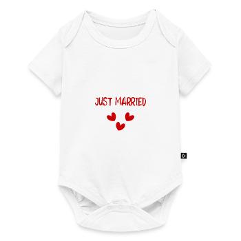 JUST MARRIED. LONG LIVE THE MARYS. BACHELORETTE PARTY - Baby Premium short-sleeve bodysuit - white - Front