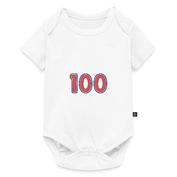 100. 100 YEARS. 100th ANNIVERSARY - Baby Premium short-sleeve bodysuit - white - Front
