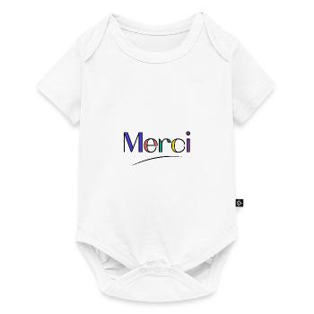MERCI. MAÎTRESSE. MAÎTRE. MERCI MAÎTRESSE - Body à manches courtes Premium Bébé - blanc - Devant