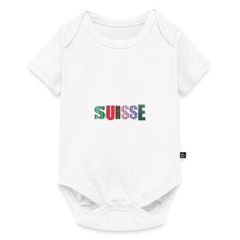 SUISSE. PAYS - Body à manches courtes Premium Bébé - blanc - Devant