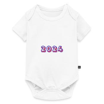 2024 - Baby Premium short-sleeve bodysuit - white - Front