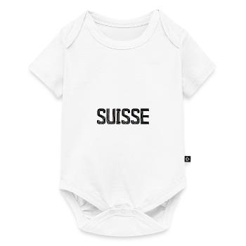 SUISSE. PAYS - Body à manches courtes Premium Bébé - blanc - Devant