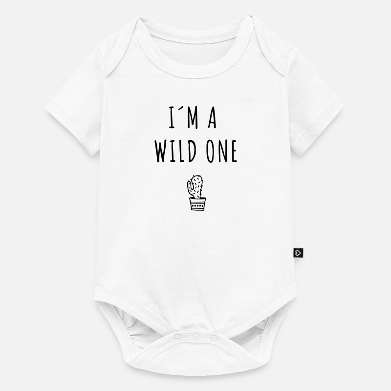 I'MA WILD ONE - Baby Premium short-sleeve bodysuit - white