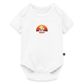Cooles Negril Jamaika Strand Sonnenuntergang Souvenir - Baby Premium Kurzarmbody - Weiß - Vorne