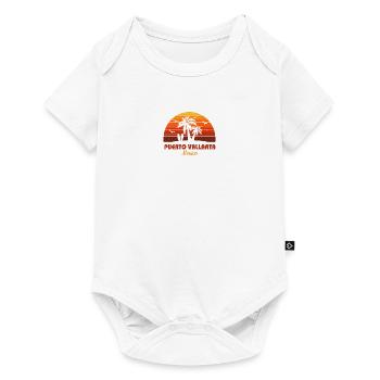 Cooles Puerto Vallarta Mexico Beach Sunset Souvenir - Baby Premium Kurzarmbody - Weiß - Vorne