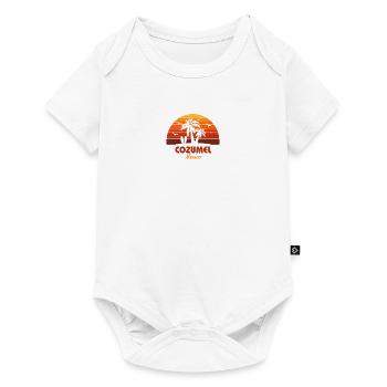 Cool Cozumel Mexico Beach Sunset Souvenir - Baby Premium short-sleeve bodysuit - white - Front