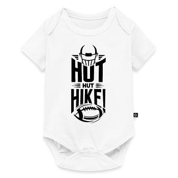 J'aime le football américain (football américain) - Body à manches courtes Premium Bébé - blanc - Devant