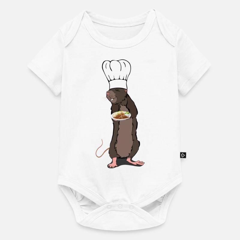 Rat chef. - Body à manches courtes Premium Bébé - blanc