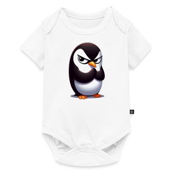 Penguin Funny Animals - Baby Premium short-sleeve bodysuit - white - Front