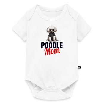 Pudel Hundeliebhaber Hundebesitzer Haustier Pudel - Baby Premium Kurzarmbody - Weiß - Vorne