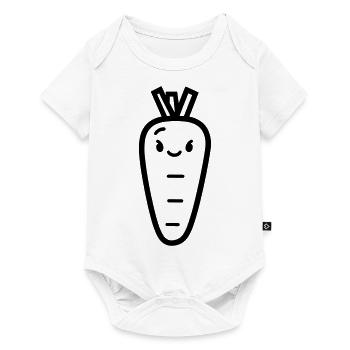 Carotte - Body à manches courtes Premium Bébé - blanc - Devant