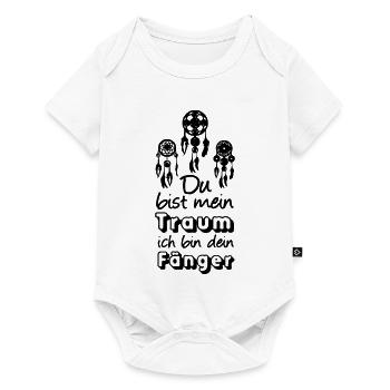 Traumfänger Spruch Liebe Valentinstag Geschenk - Baby Premium Kurzarmbody - Weiß - Vorne