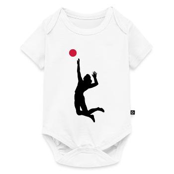 volleyball - Body à manches courtes Premium Bébé - blanc - Devant