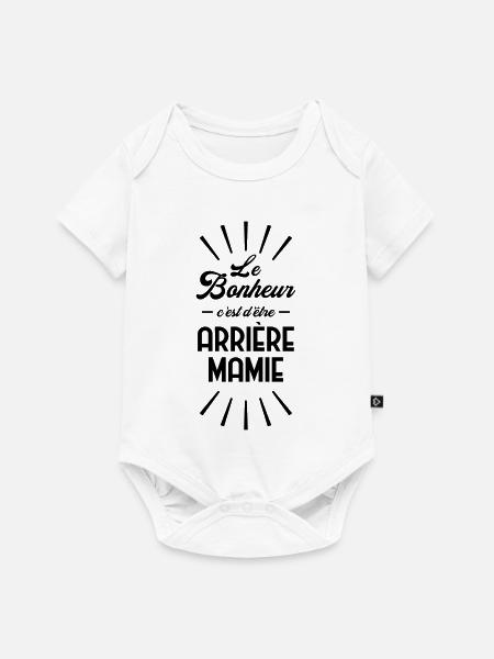 Großmütter / Oma / Mami / Großmutter / Mamy - Baby Premium Kurzarmbody - Weiß
